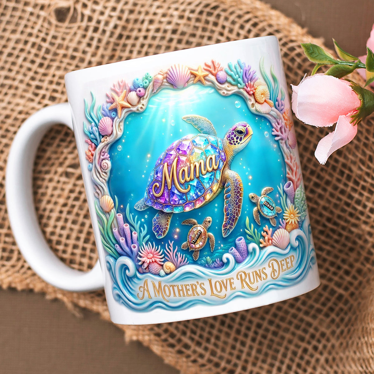 A Mother's Love Run Deep Coffee Mug- Personalized Gifts For Mother 06toqn090426