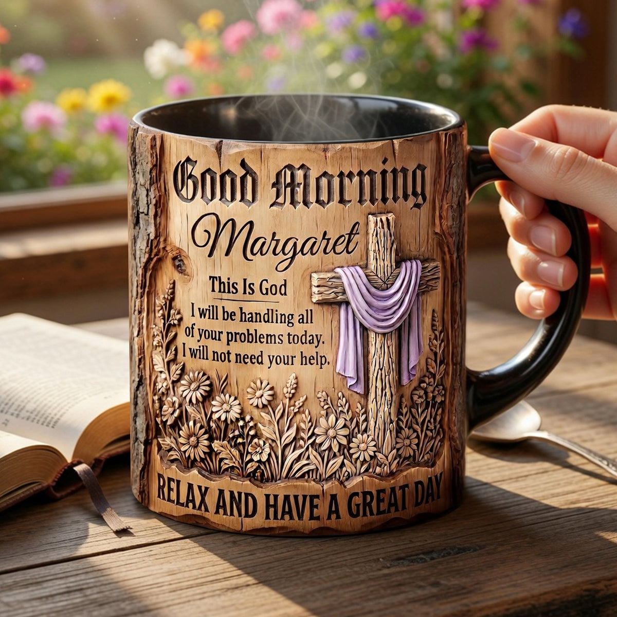 God Morning Religious Coffee Mug - Personalized Gifts For Christian Coffee Mug 04PALU180326