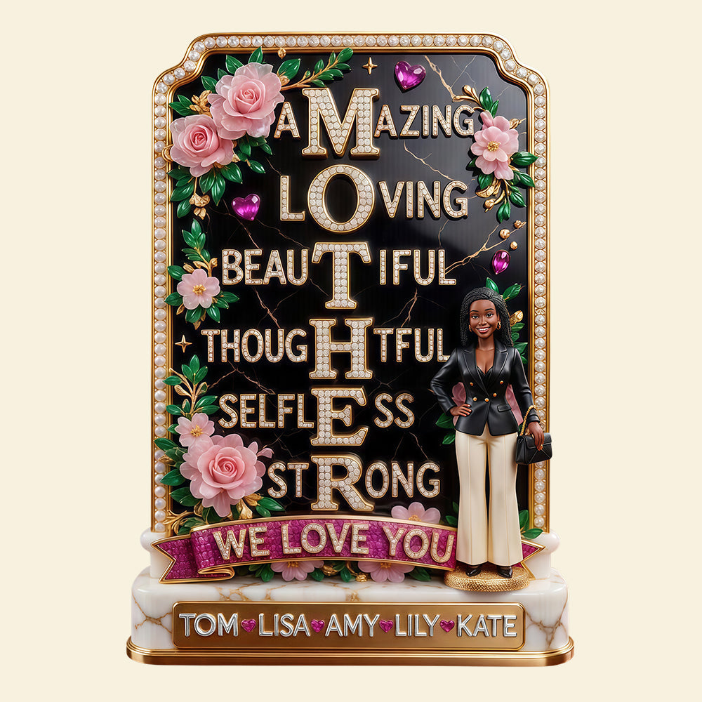 Mother We Love You Acrylic Plaque - Custom Photo Gifts For Mom 01TYDT060426