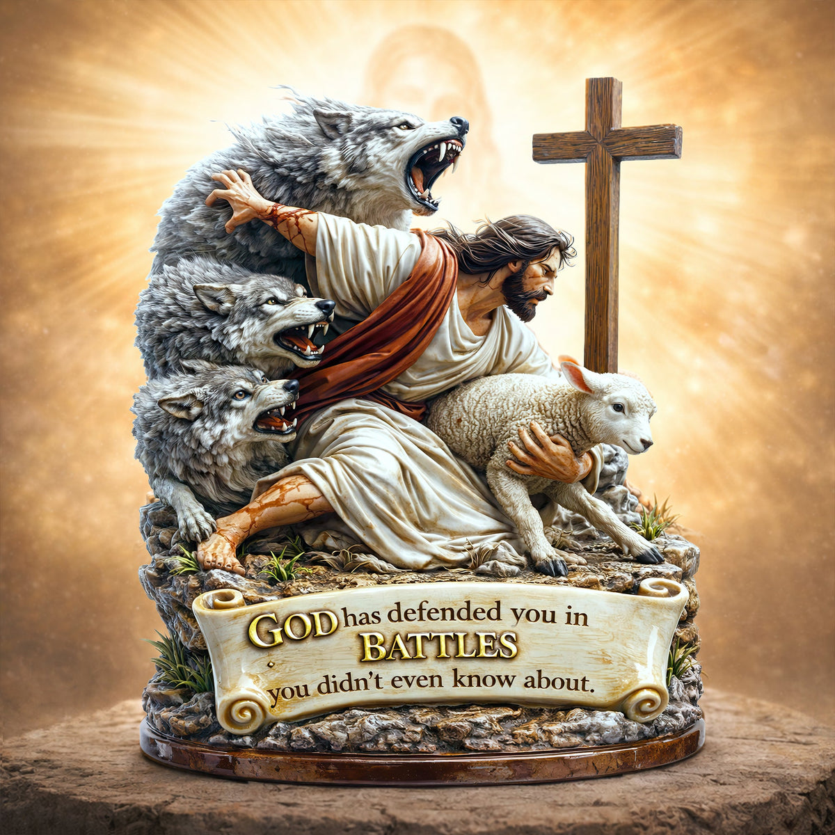 Strength Through Christ Acrylic Plaque - Gifts For Christian 03HULU280226
