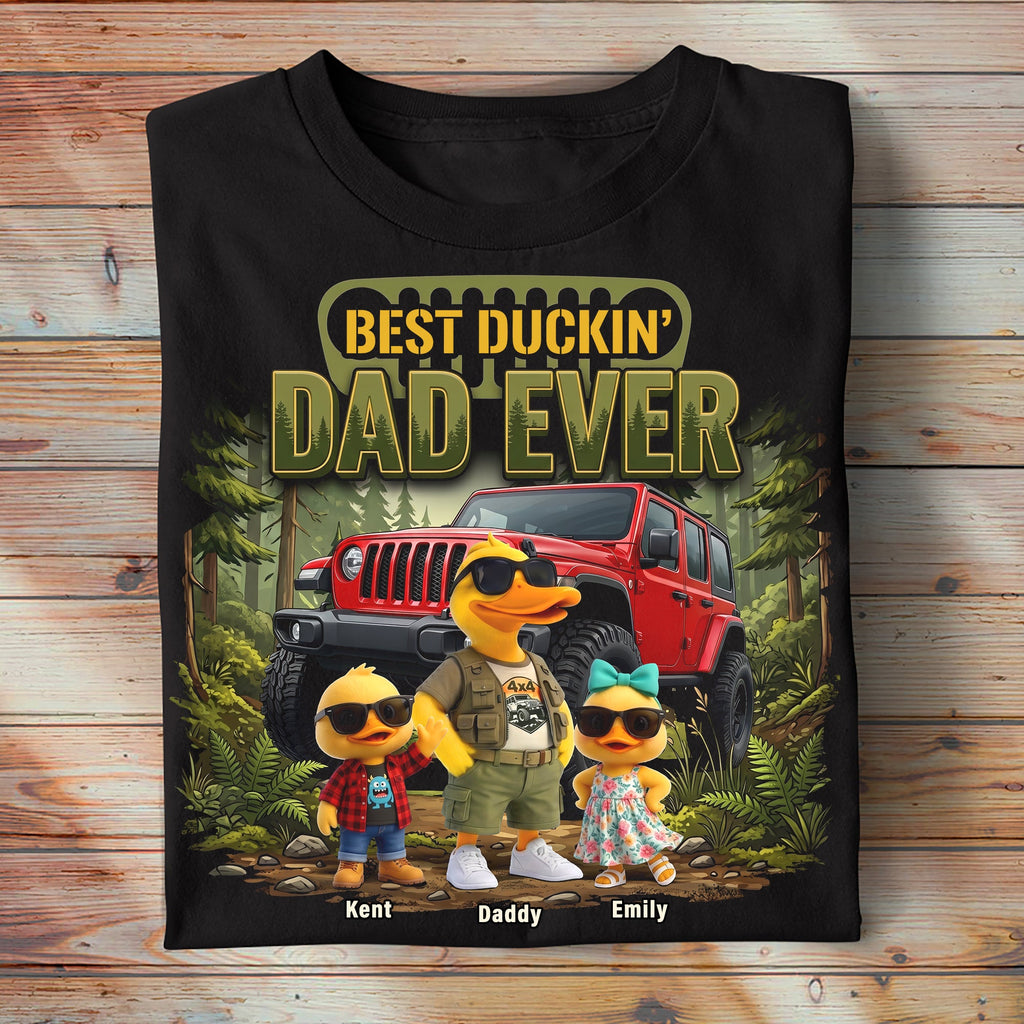 Wandering Duck Dad Squad Shirt - Personalized Gifts For Off-road Loving Dad 02qhqn180526