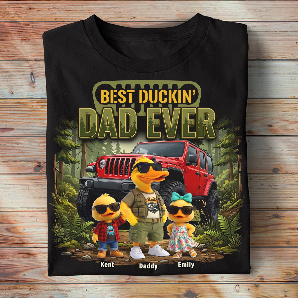 Wandering Duck Dad Squad Shirt - Personalized Gifts For Off-road Loving Dad 02qhqn180526