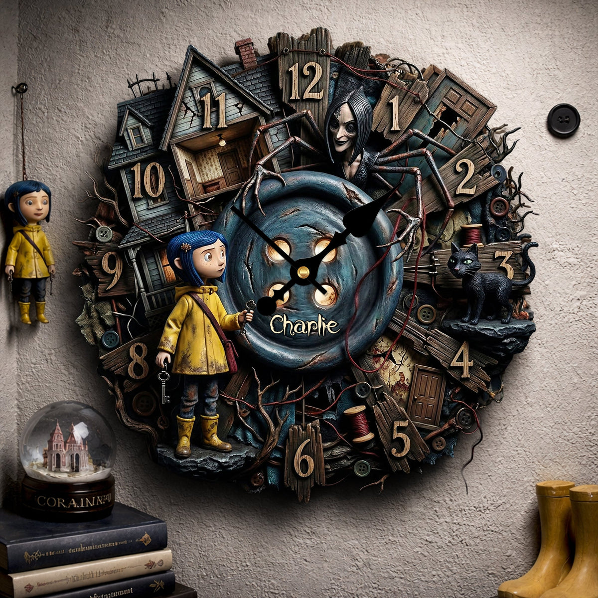 Nightmare Hanging Wall Clock - Personalized Gifts 02palu190326