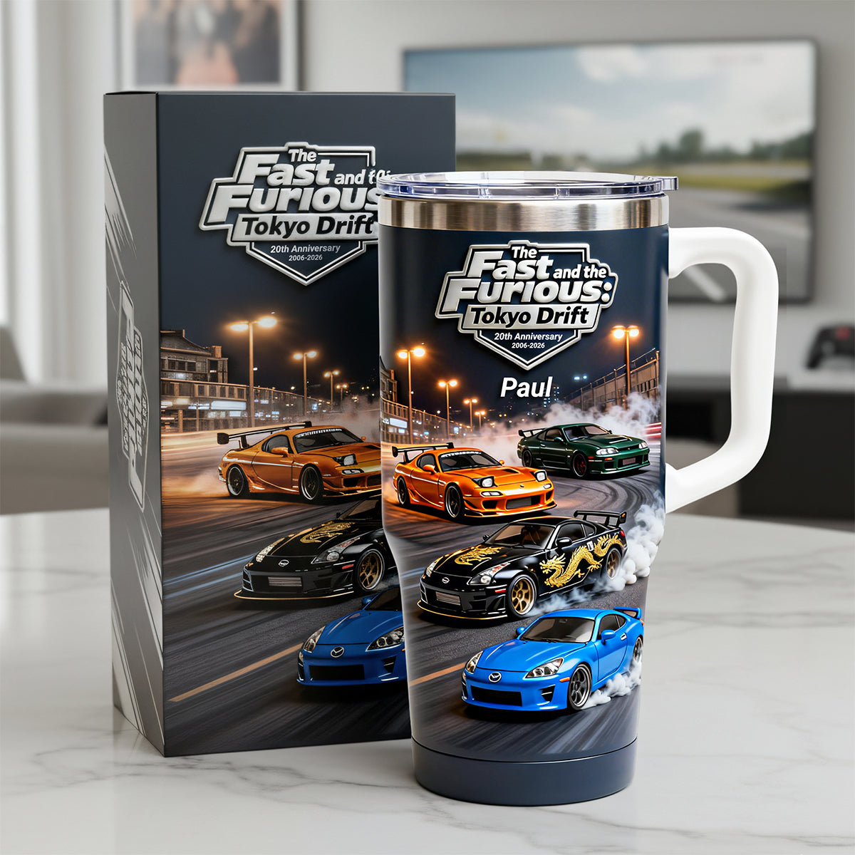 20th Anniversary 40oz Tumbler - Personalized Gifts For Racing Lovers 03kita050326