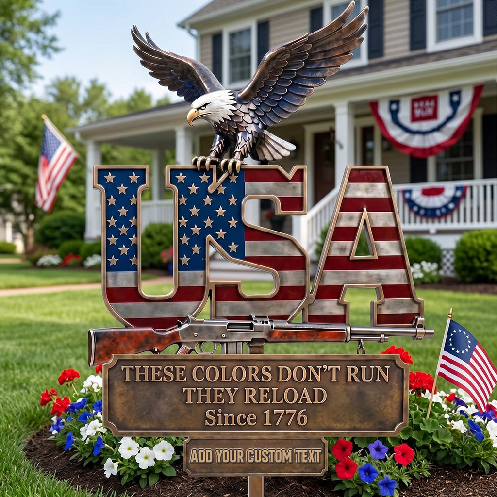 2nd Amendment Metal Sign, Personalized Gifts For Patriots 01qhtn300526
