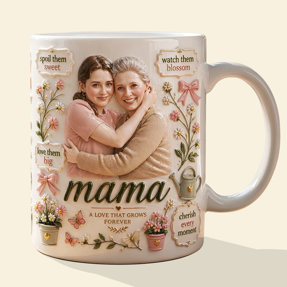 Custom Photo Mom and Daughter Coffee Mug - Gifts For Mom 05todt230426