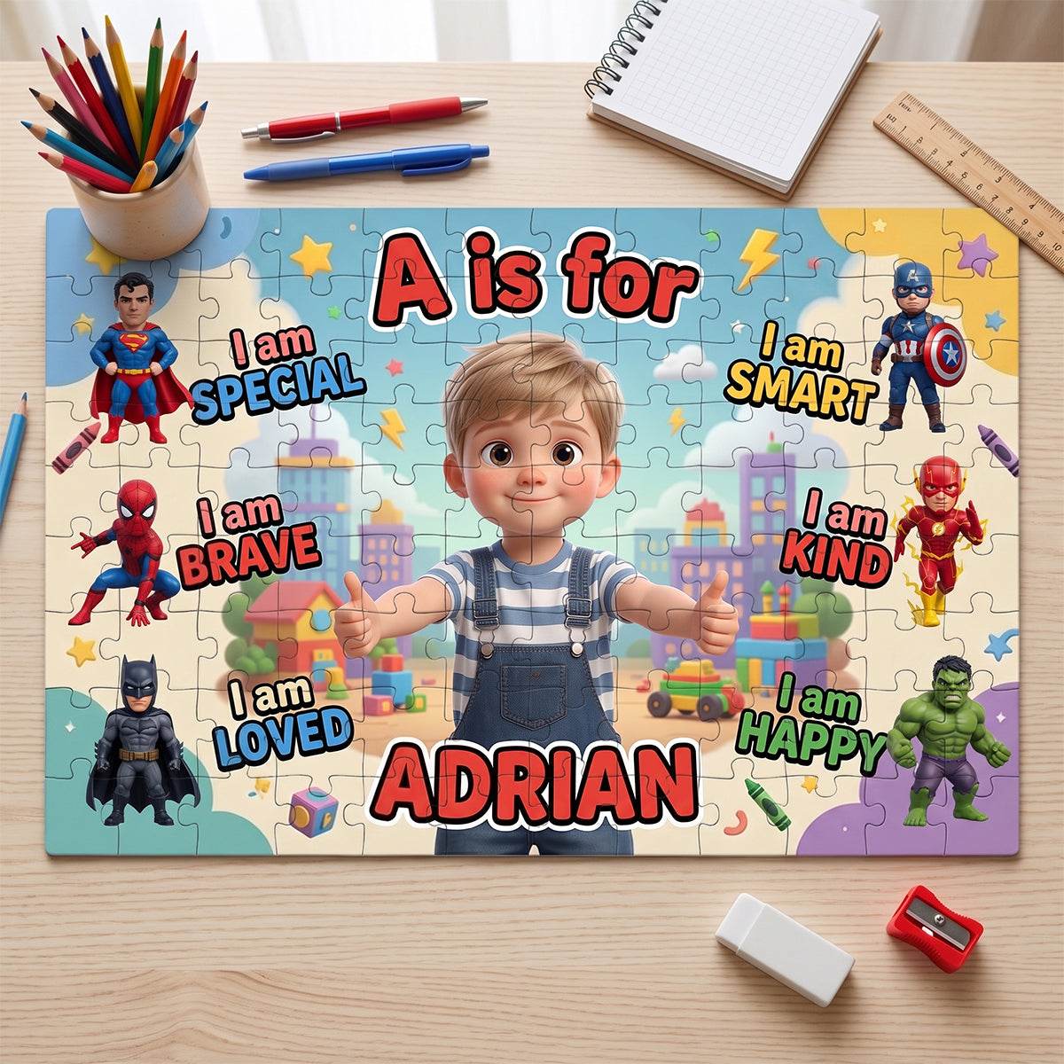 Happy Memories Jigsaw Puzzle - Custom Photo Gifts For Kids 02NATN060726