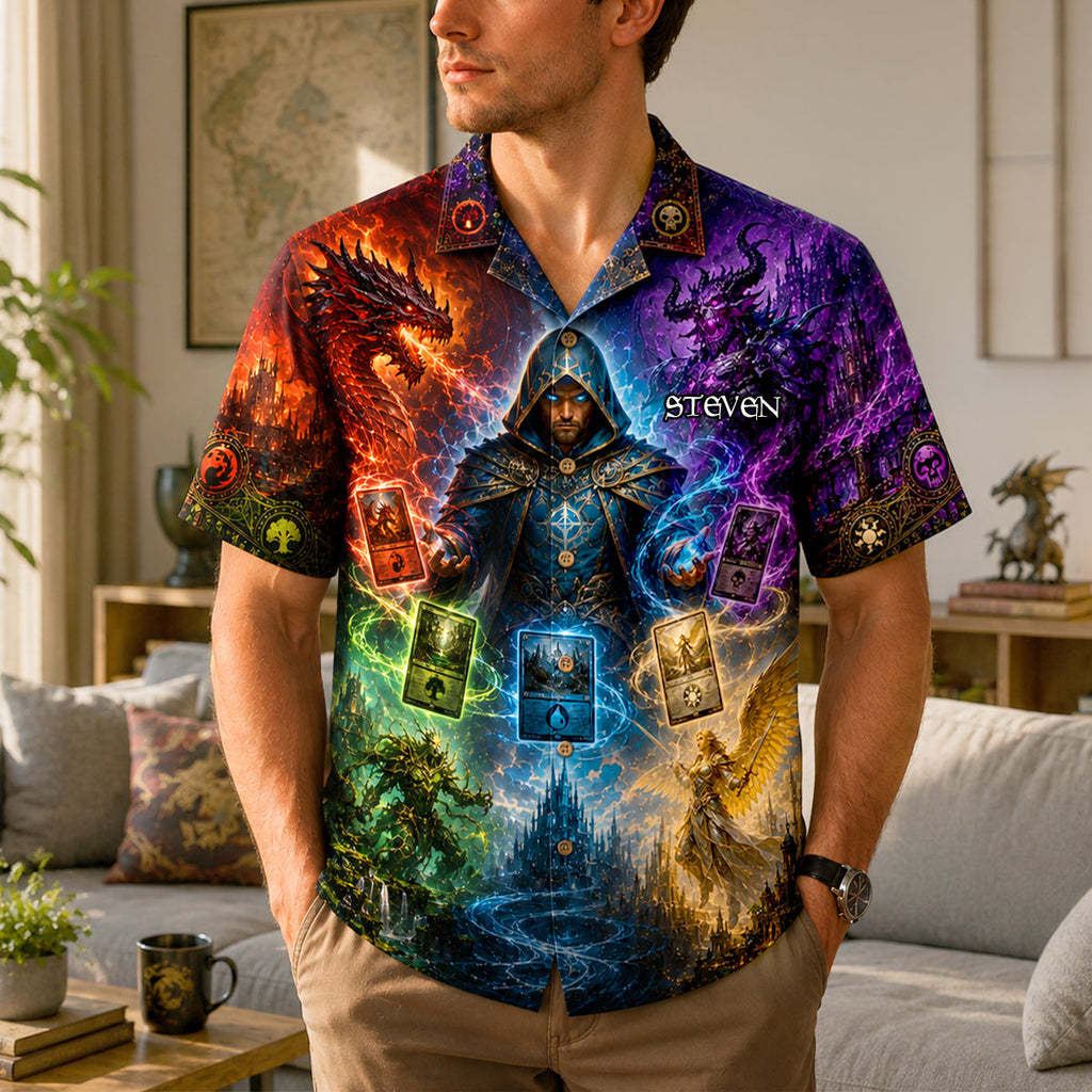 Fantasy Warrior Hawaiian Shirt - Personalized Gifts For Fantasy Lovers 03nadh290626