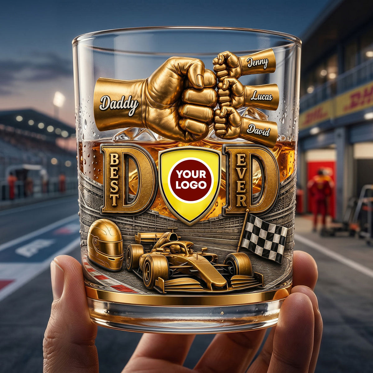 Racing Dad Personalized Glass For Dad 120nati080626