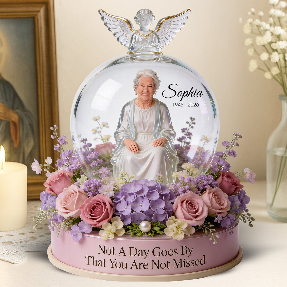 Memorial Heaven Acrylic Plaque - Custom Photo Gifts For Heaven 01naqn310326