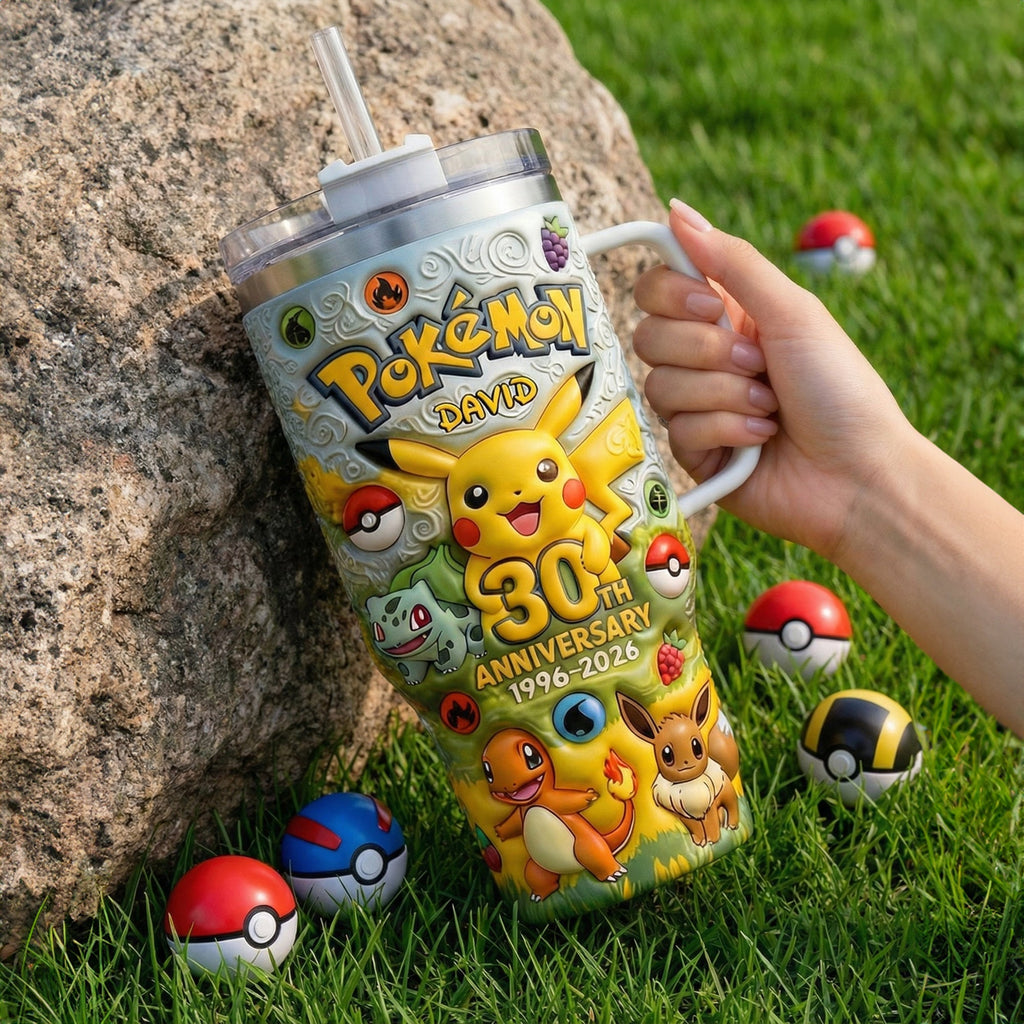 Celebrate 30th Pocket Creature 40 Tumbler - Personalized Gift 090TGLU080626