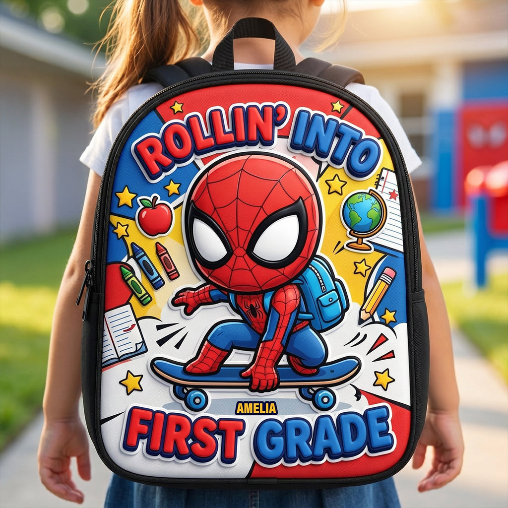Little Skater Hero Backpack - Personalized Gifts For Kids 04NADT300626