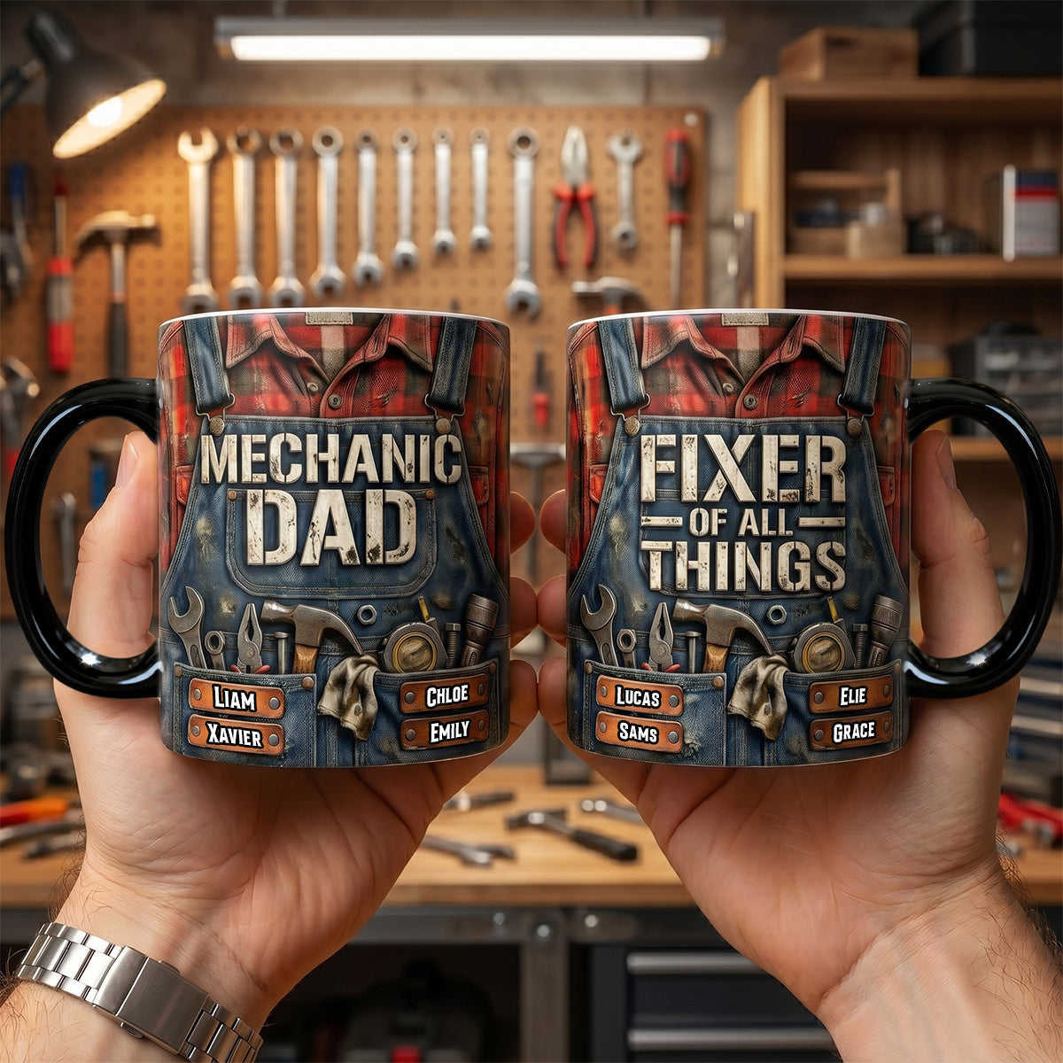 Fixer Of All Things Magic Mug - Personalized Gifts For Mechanic Dad 04TODH050526