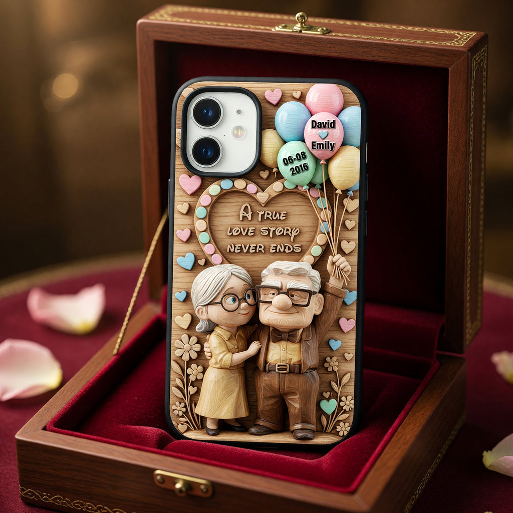 Eternal Love Phone Case, Personalized Gifts For Couple 06qhqn100626