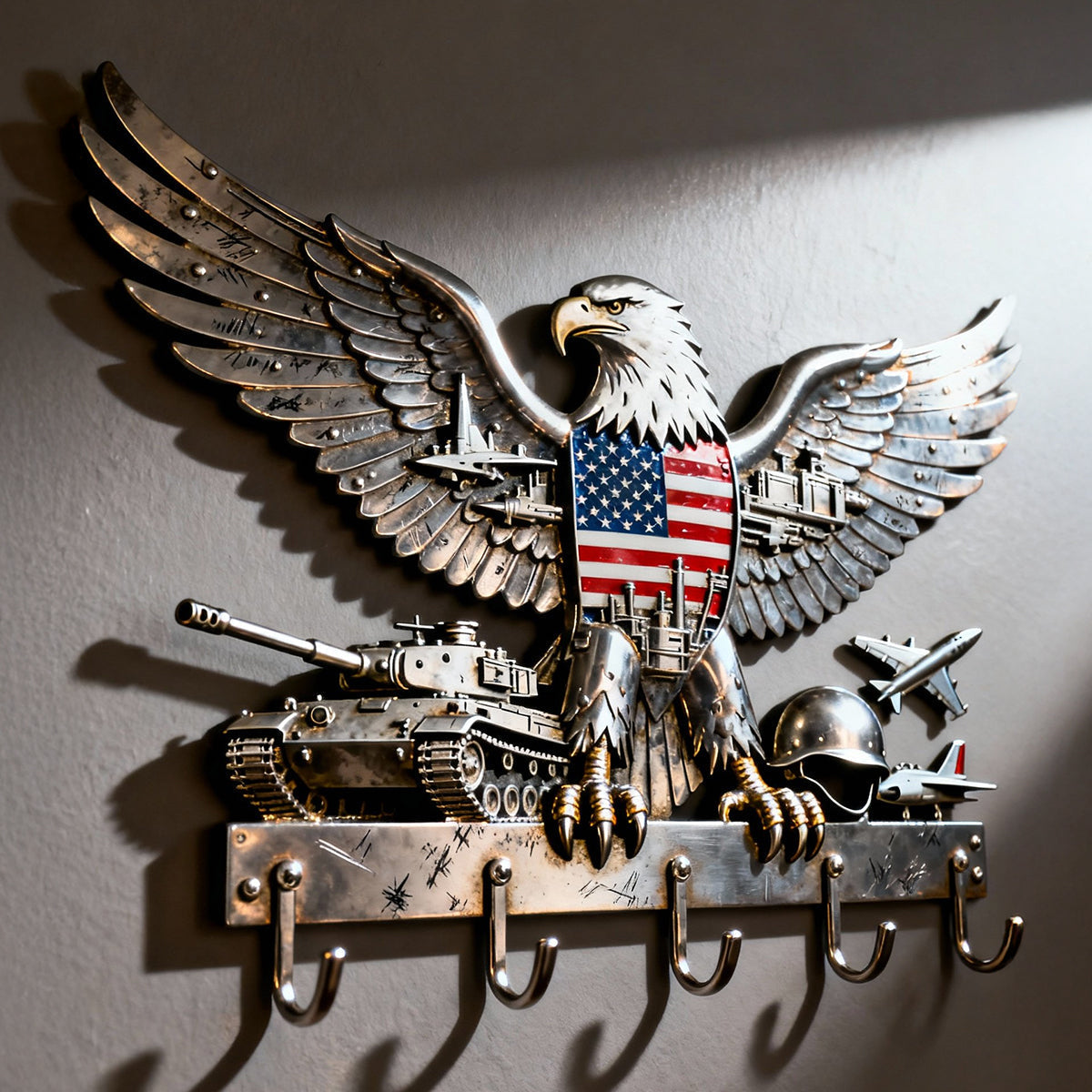 Armed Eagle Key Hanger – Personalized Gift For Veterans & Patriots 041qhtn280126
