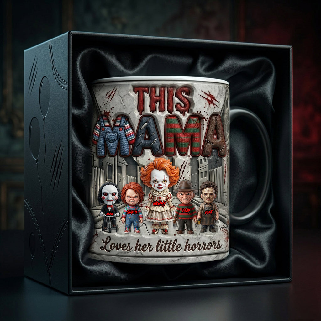 Mama’s Little Horror Magic Ceramic Coffee Mug - Personalized Gifts For Mom 03NALU110426