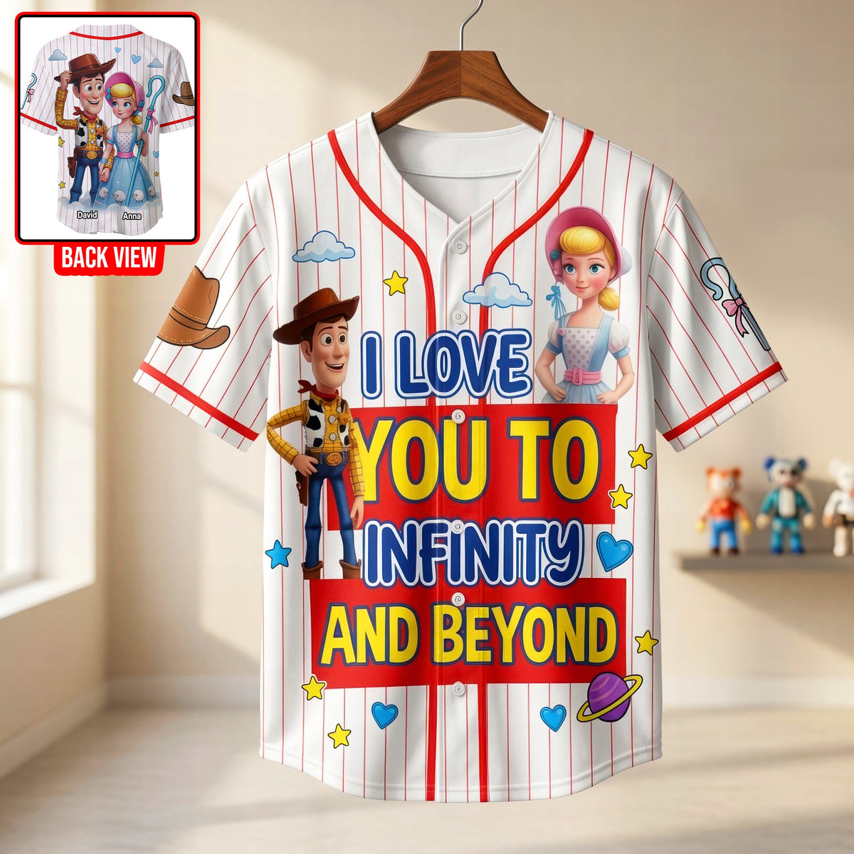 Couple Forever Baseball Jersey - Personalized Gifts For Couple 02NAQN190626