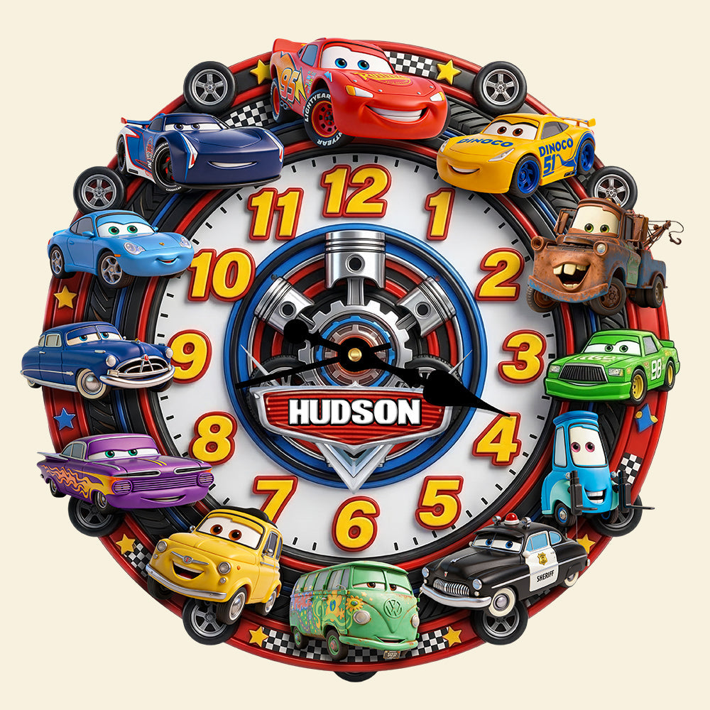 Speed Legends Wall Clock Personalized Gifts For Speed Lovers 011NADT170326