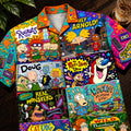 90s Cartoon Club Hawaiian Shirt - Personalized Gifts 02NAQN250626