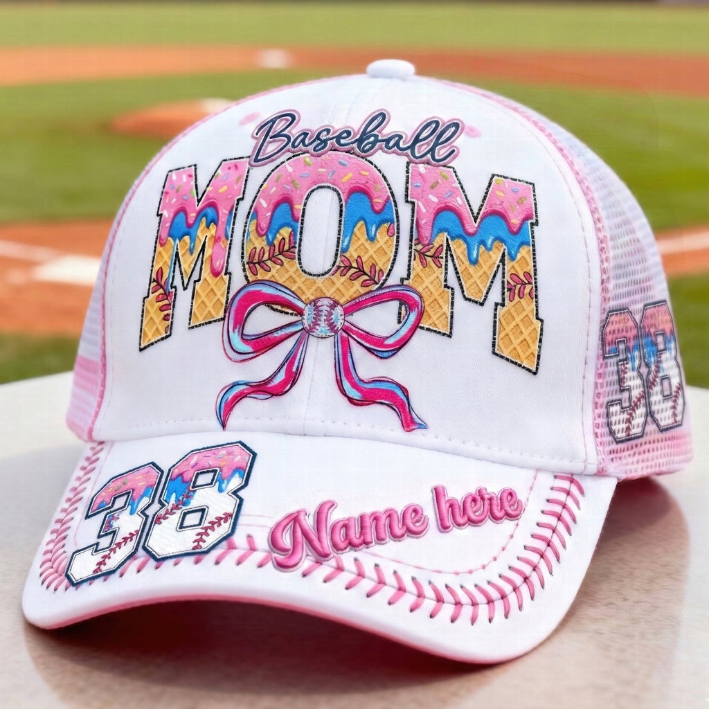 Sweet Baseball Mom Mesh Cap – Personalized Gifts For Baseball Moms 05qhqn060326
