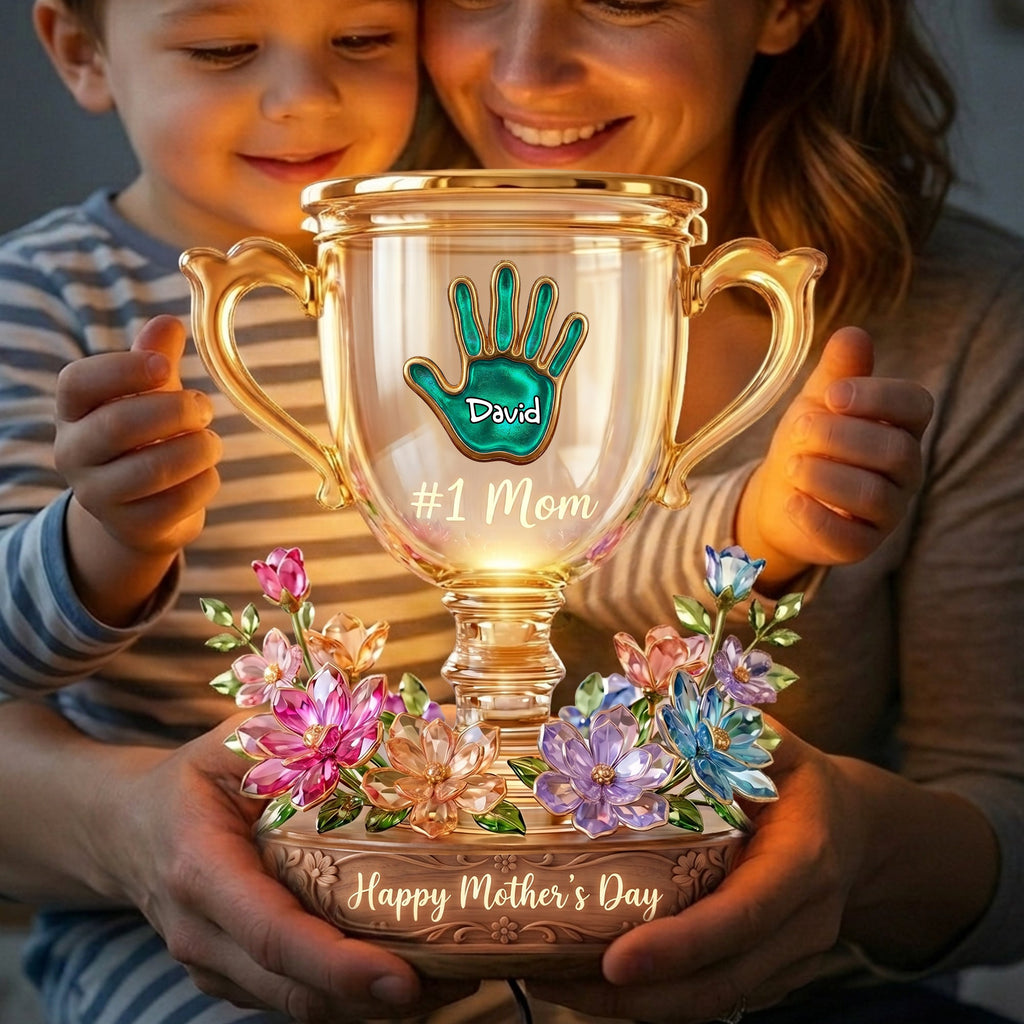 Mother's Day Trophy Acrylic Light Box - Personalized Gifts For Mom 02palu220426