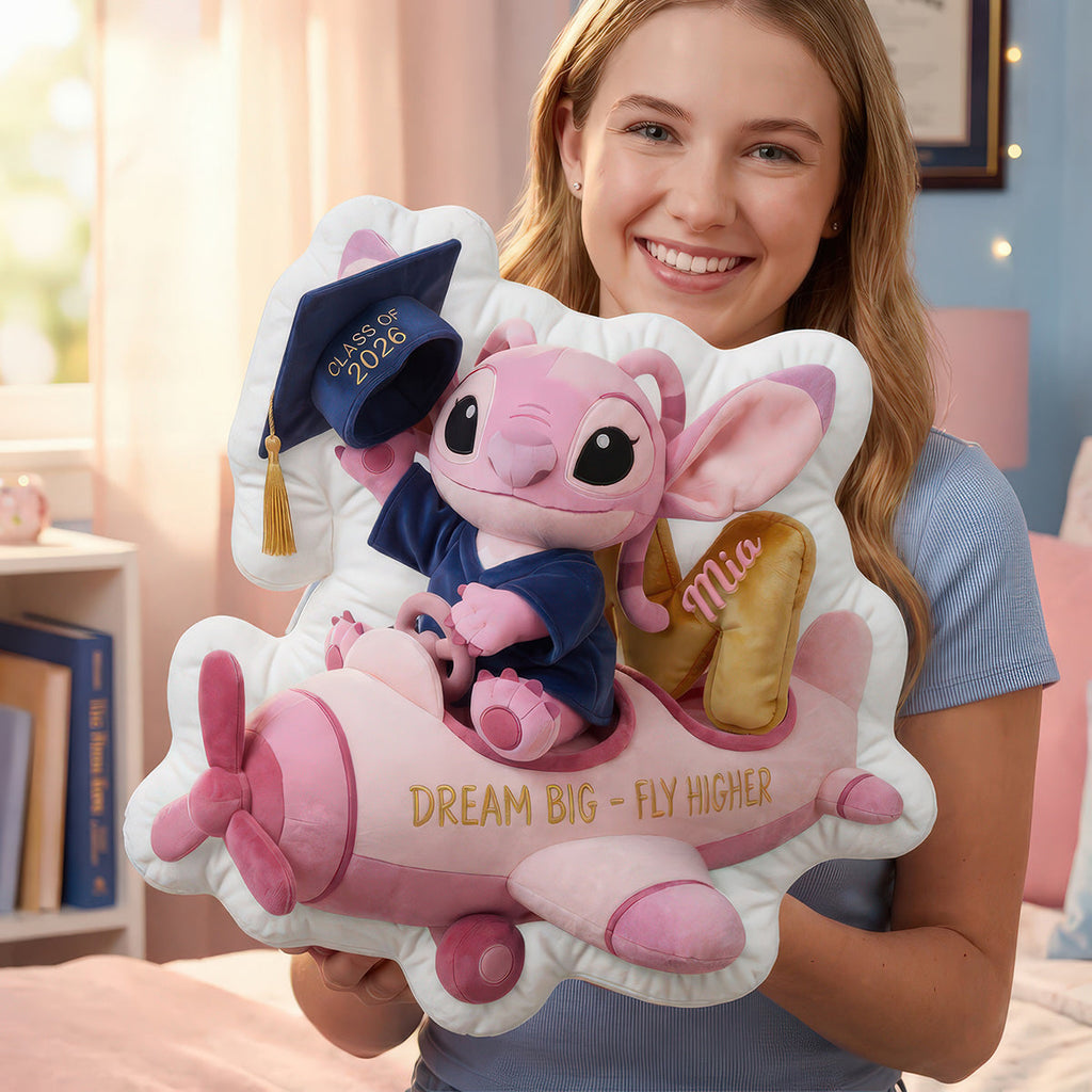 Dream Big Fly Higher Pillow - Personalized Gifts For Graduates 05padh120526