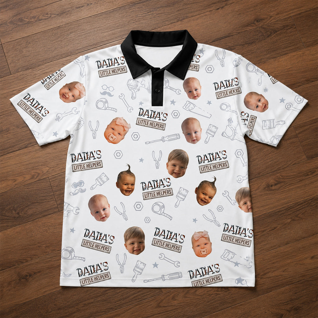 Custom Photo Handyman Dad Polo Shirt Gifts For Dads 03qhdh080526