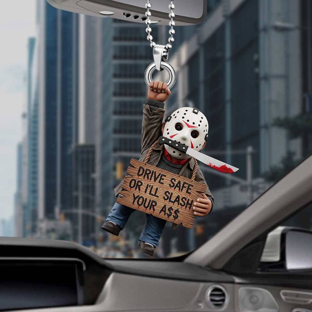 Spooky Characters Funny Gifts For Horror Fans Car Ornament 031qhtn290825