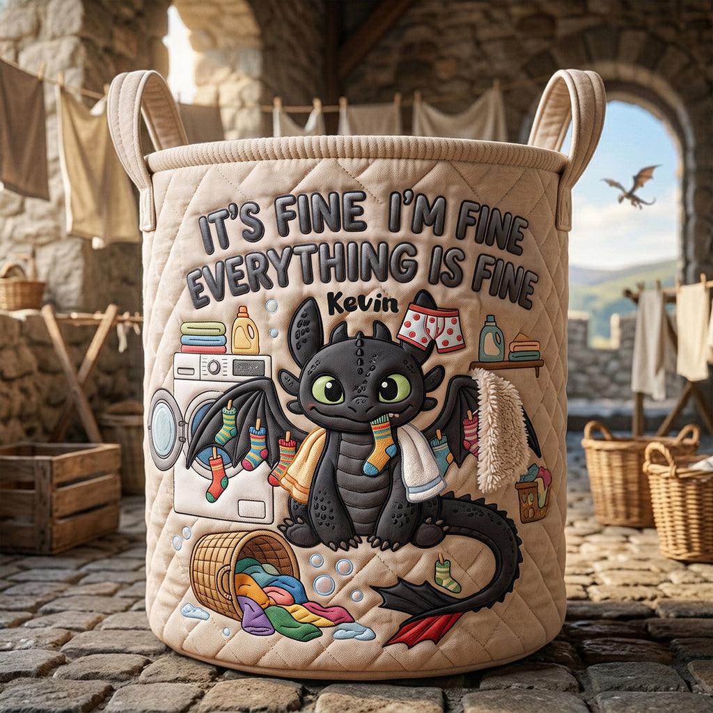 Cute Overload Quilted Laundry Basket - Personalized Gifts 03qhta100726