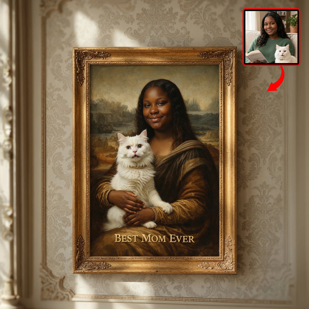 Custom Photo Pet Mom Canvas Poster - Gifts For Pet Lovers 01tydh080426