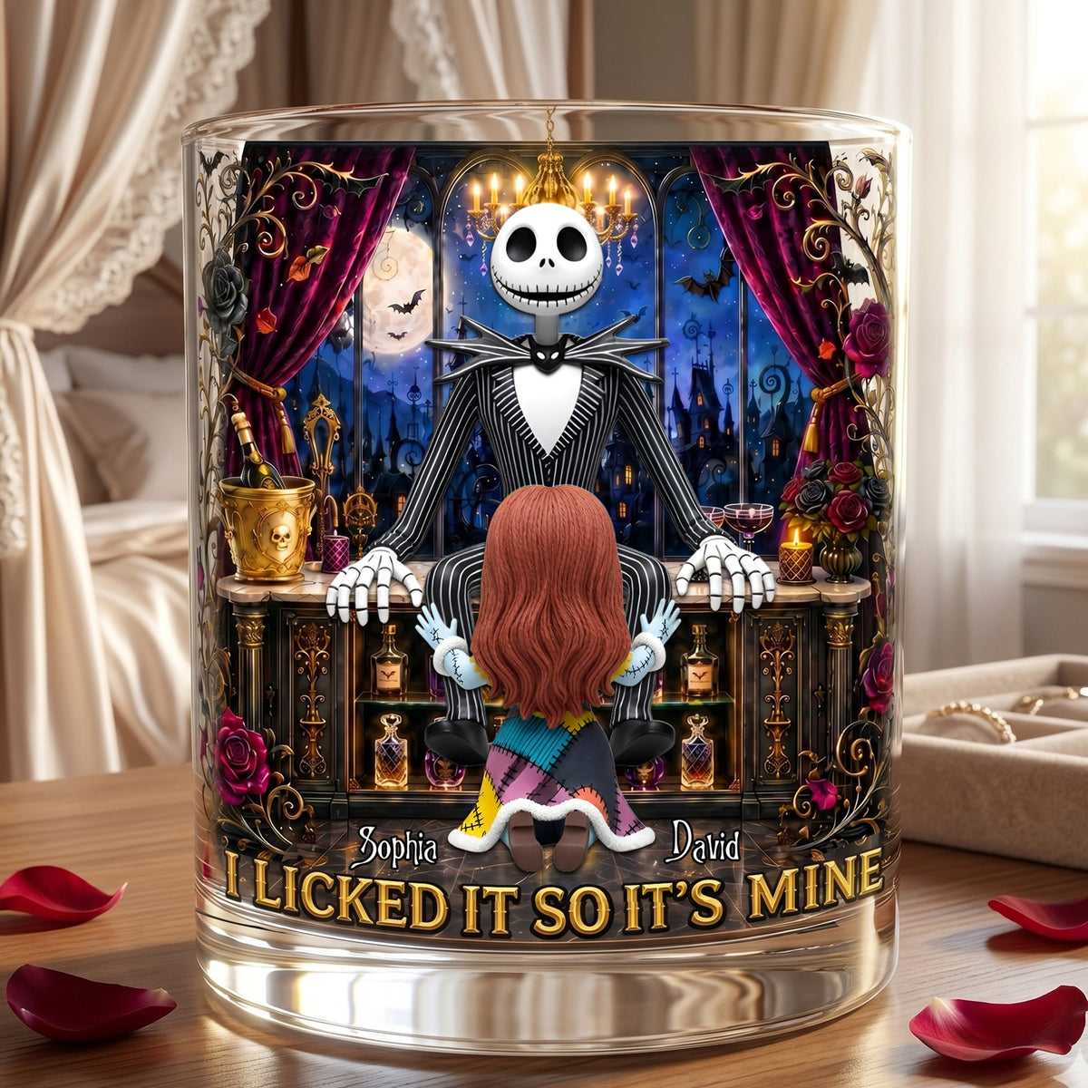 Dark Romance Round Glass – Funny Gifts For Couple 06tolu090626