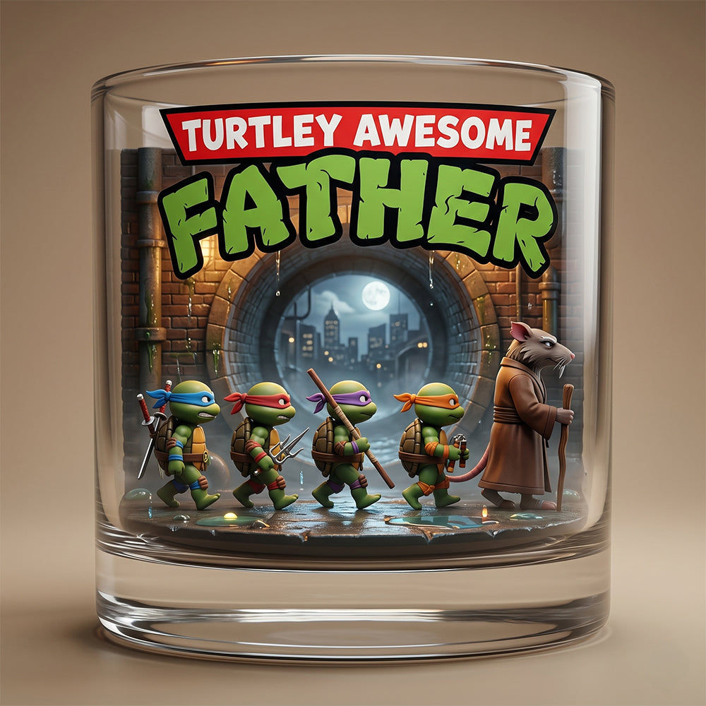 Hero Awesome Father Glass Mug Personalized Father's Day Gifts 06NADT240426