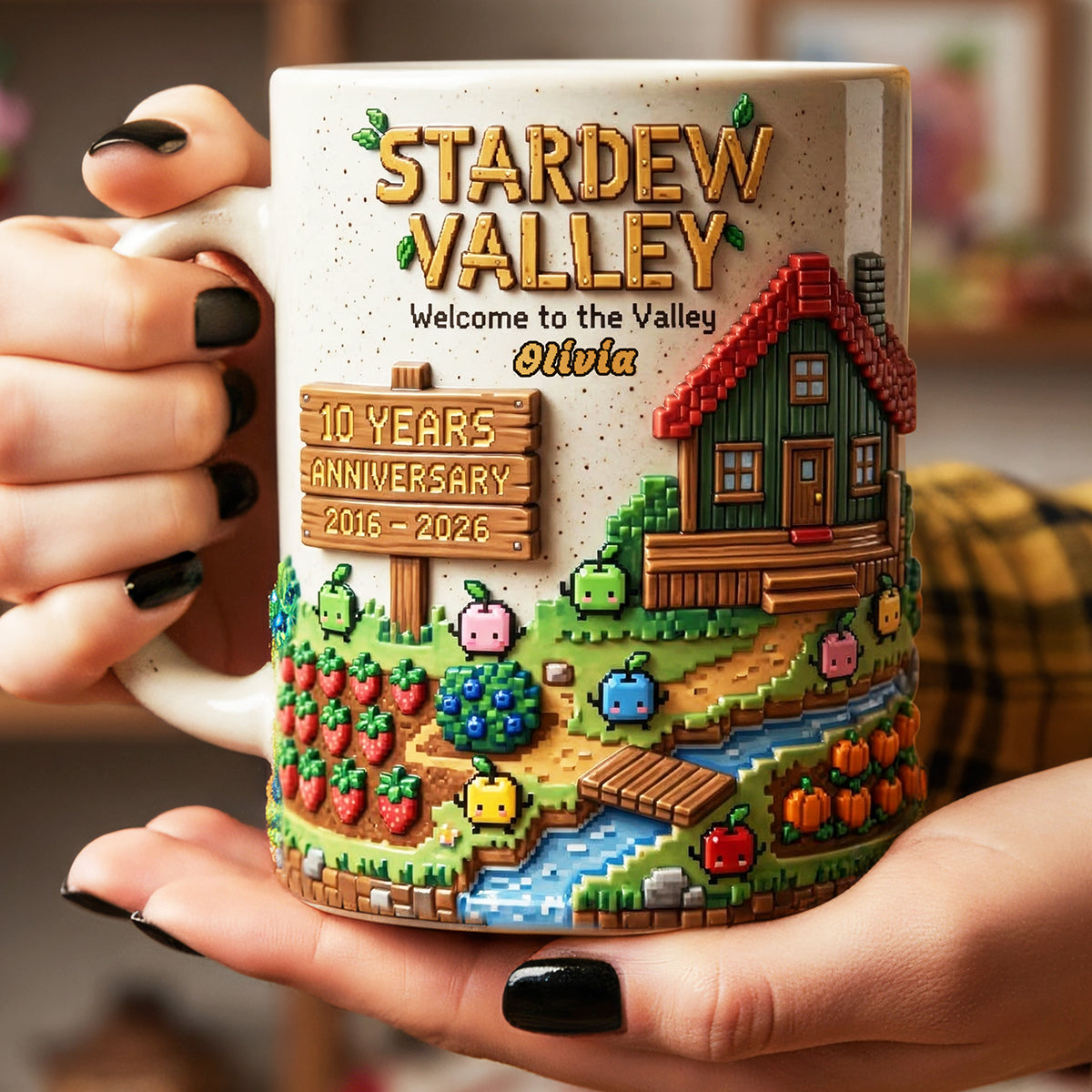 Little Farm Celebrating 10th Anniversary Coffee Mug - Personalized Gifts 02pata180326