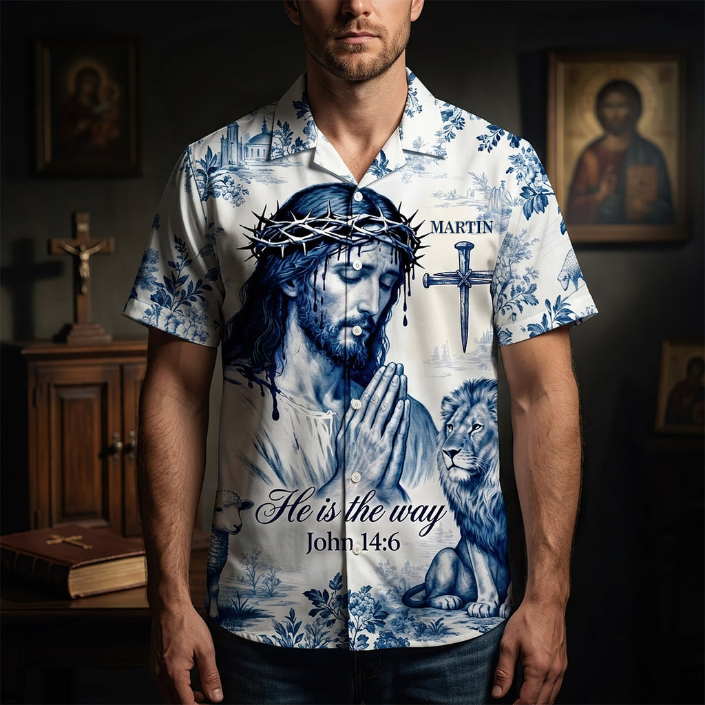 Jesus Christ Prayer Hawaiian Shirt - Personalized Gift For Christian 03HUDT170626