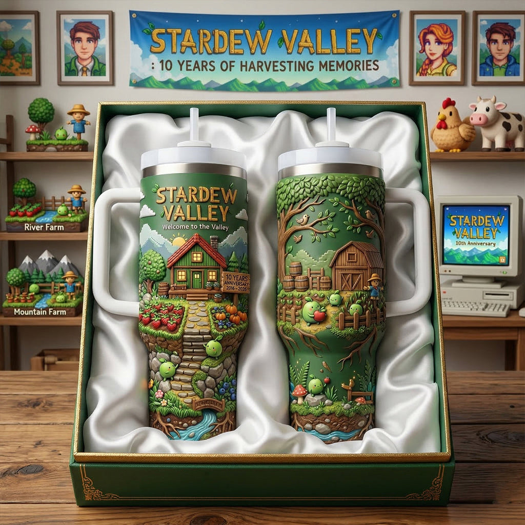 10 Years Anniversary Game Lovers 40oz Tumbler - Personalized Gifts For Gamers 05patn180326