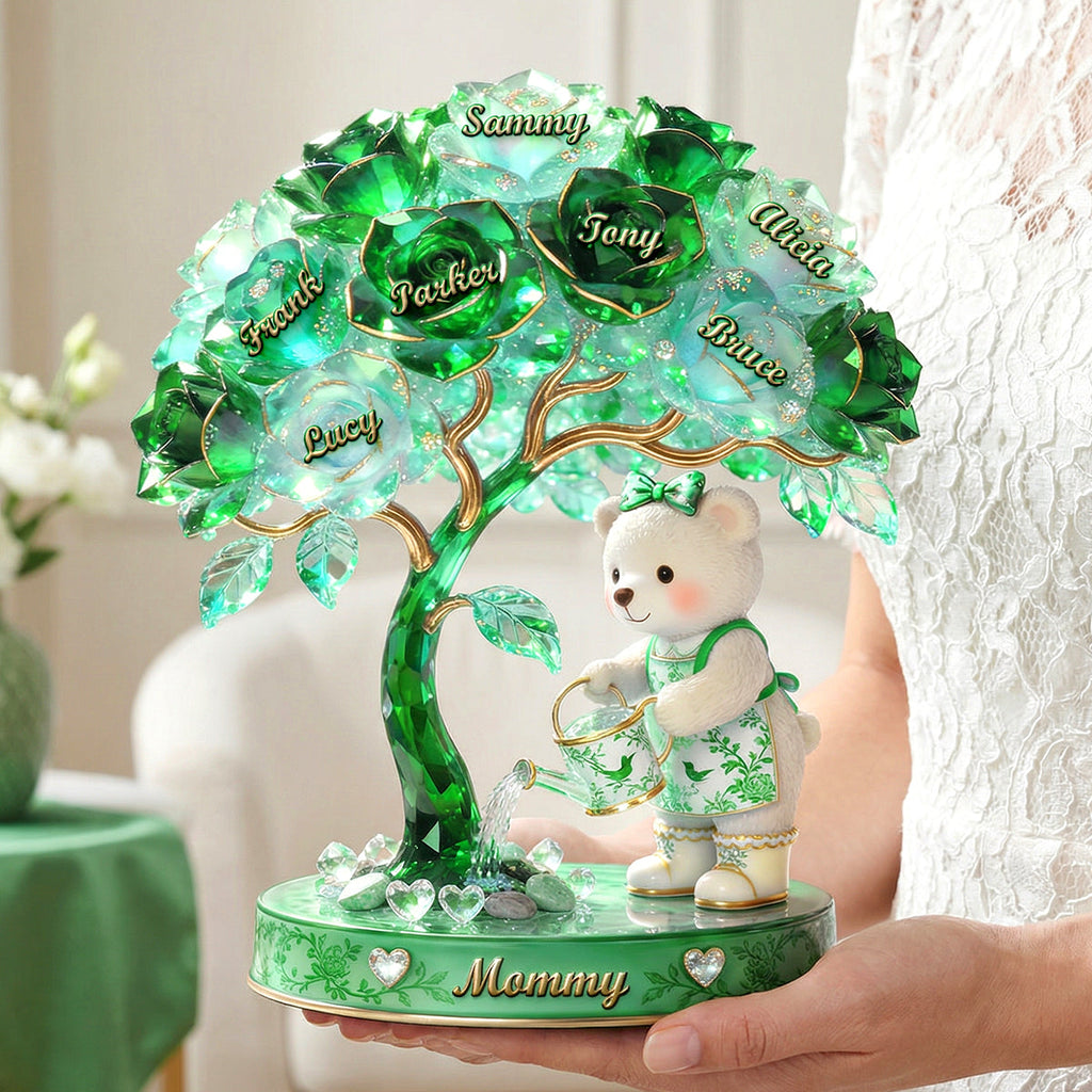 Growing With Mom Acrylic Plaque - Personalized Gifts For Mom 03PGDH020426
