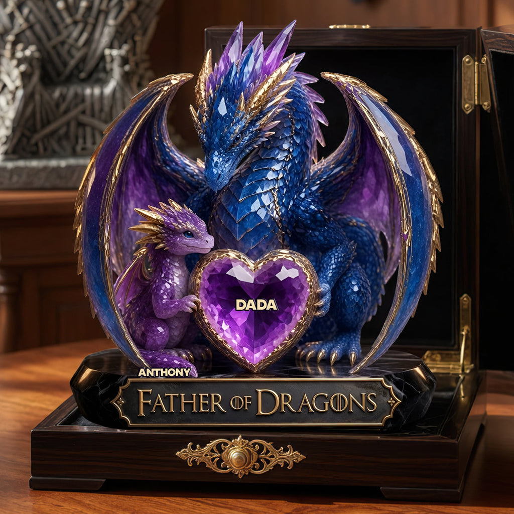 The King Of The Realm Dad Acrylic Plaque - Personalized Gifts For Dad 02TYDT090526