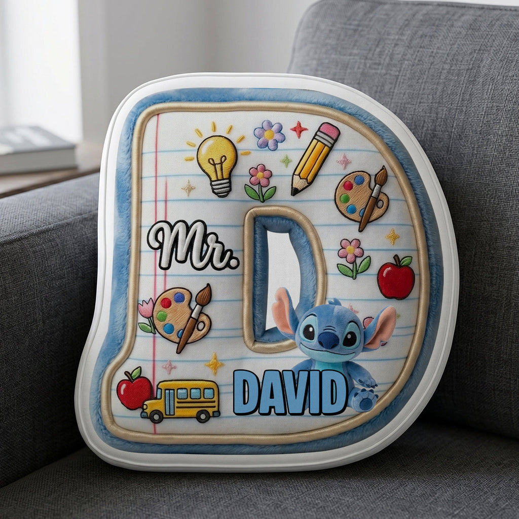 Classroom Letter Custom Pillow  - Personalized Gifts For Teacher 01PATN170626