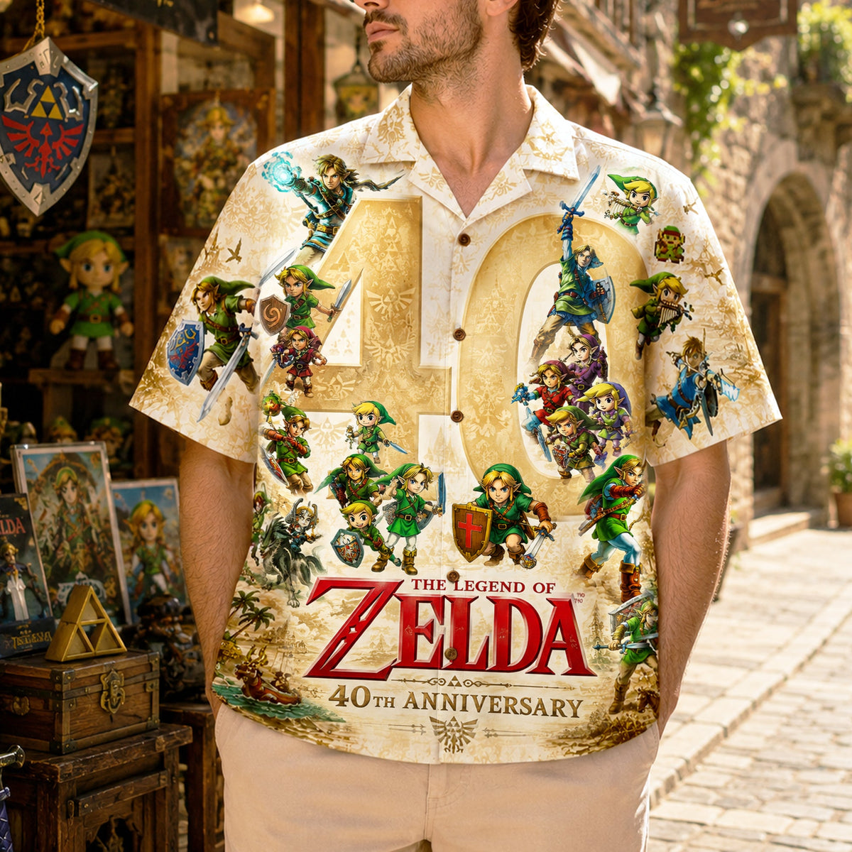 40th Anniversary Hawaiian Shirt - Personalized Gifts 069nalu080626