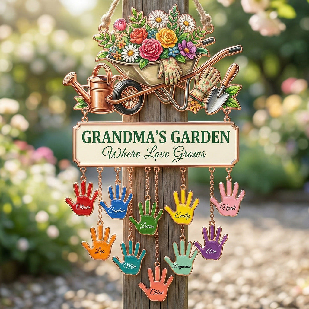 Lovely Garden Of Mom Suncatcher - Personalized Gifts For Moms 01tota100426