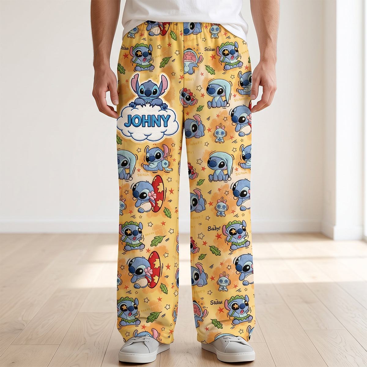 Cute Alien Pajama Pants - Personalized Gifts 01patn260626
