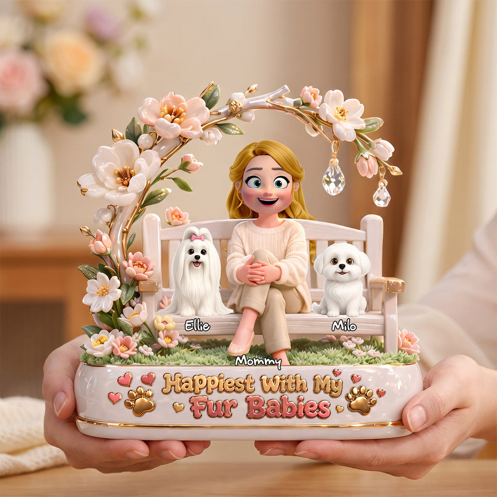 Furbaby Lover Acrylic Plaque - Personalized Gifts For Furbaby lovers 03todh250626