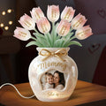 Mommy She Is Flower Acrylic Light Box - Gifts For Mother 01paqn090426