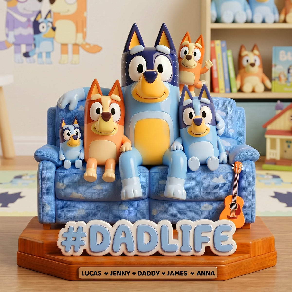Dad Life Acrylic Plaque - Personalized Gifts For Dad 01OHTN190526