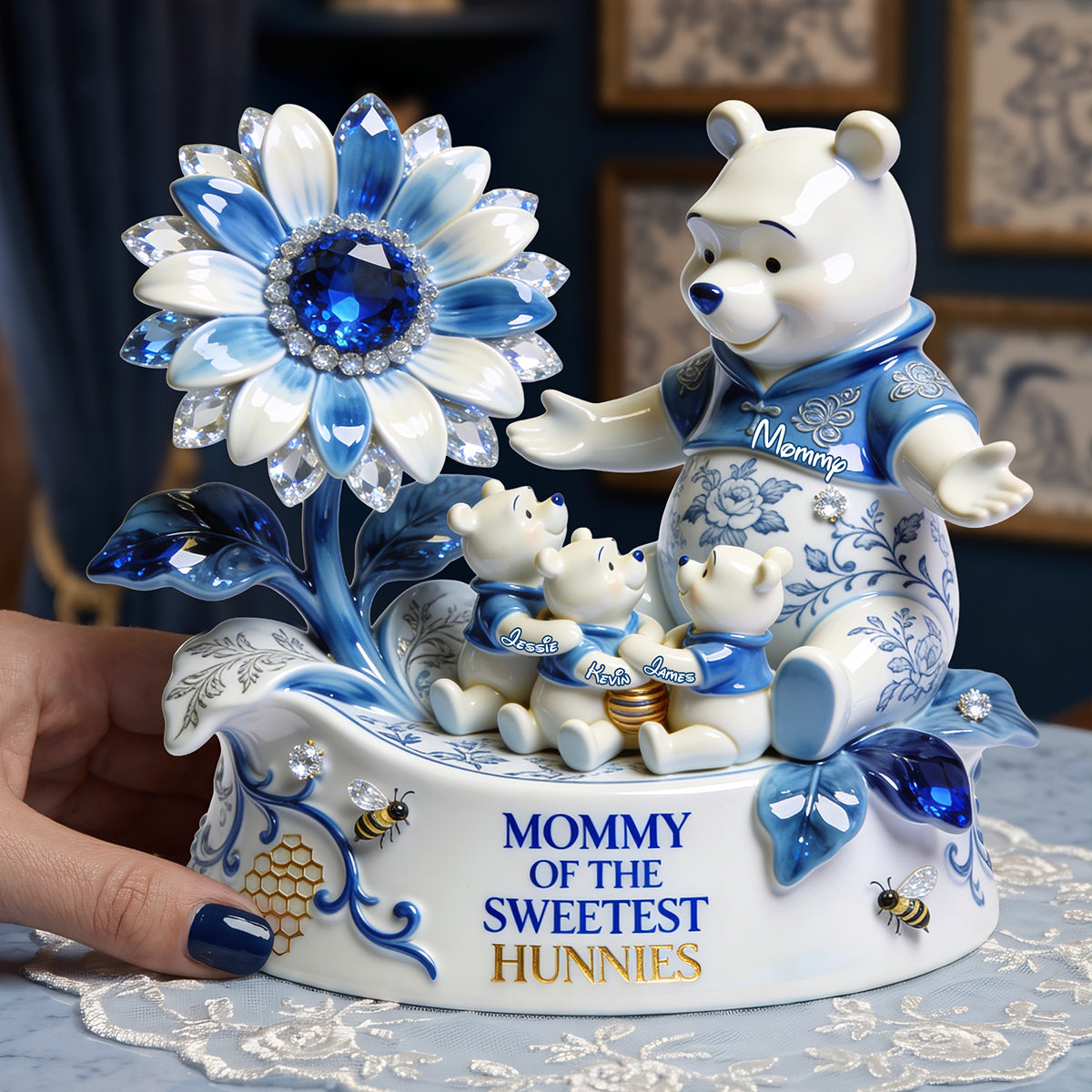 Mommy Of The Sweetest Hunnies Acrylic Plaque - Personalized Gifts For Mother 03pgta130426
