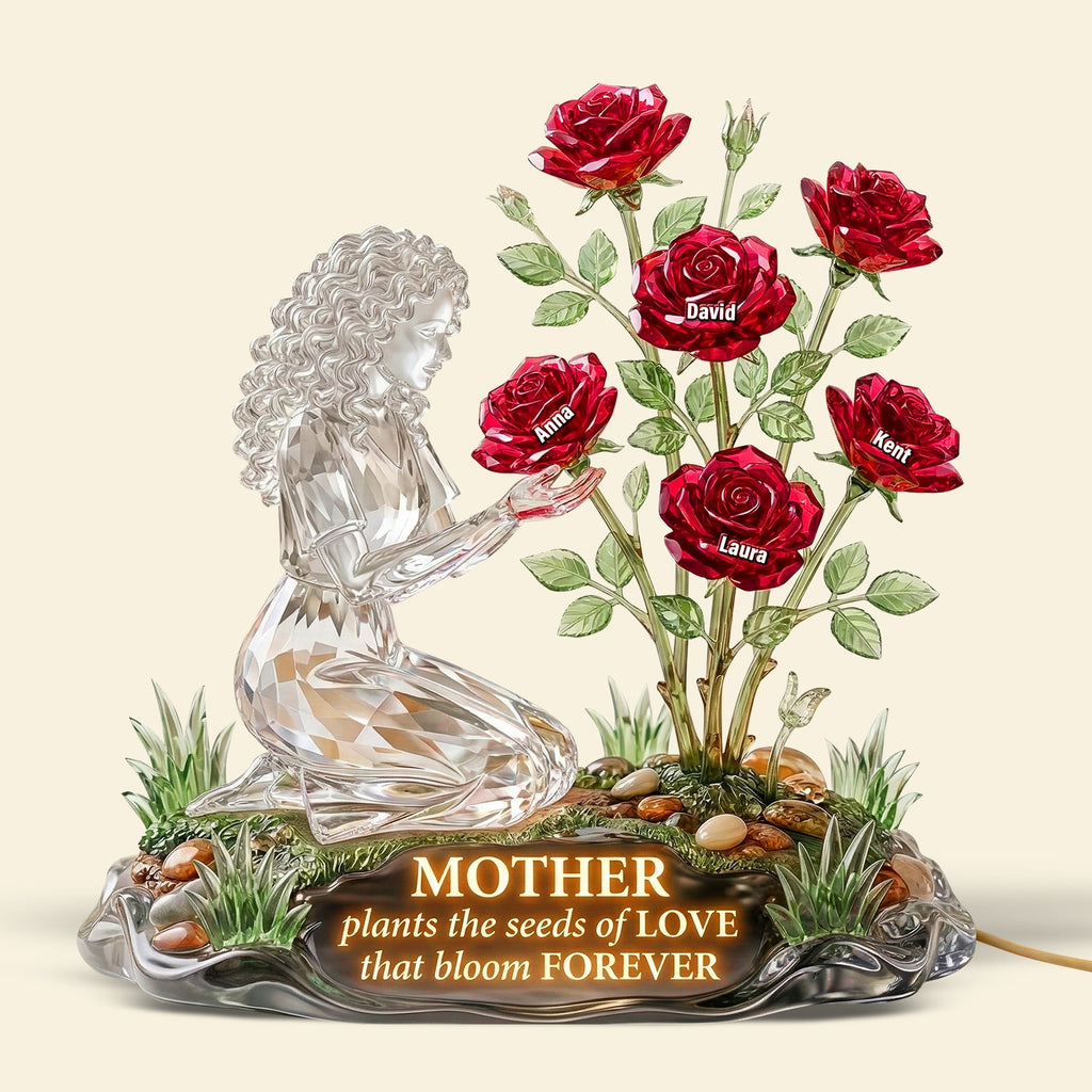 Mother's Love Garden Light Box - Personalized Gifts For Mothers 05paqn100326