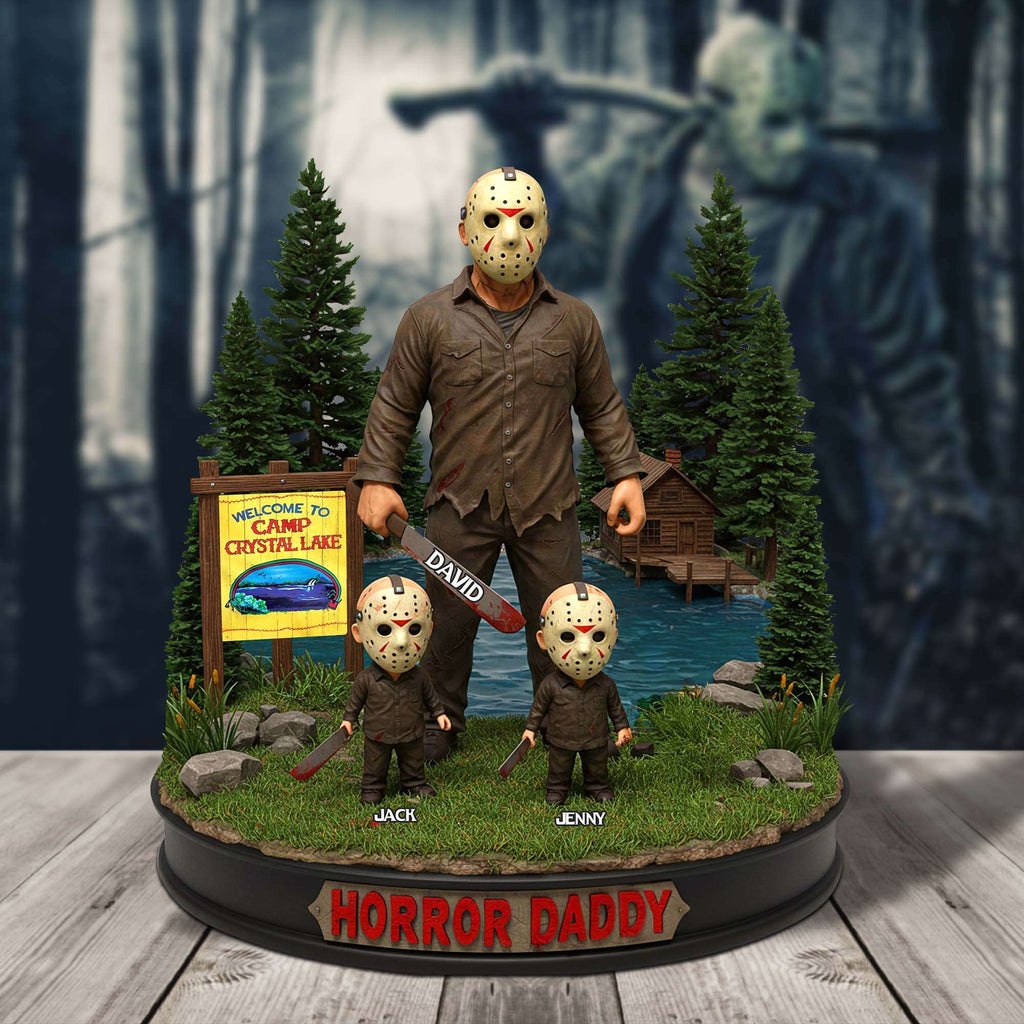 Horror Dad Acrylic Plaque - Personalized Gifts For Father's Day Plaque 031QHTN050525