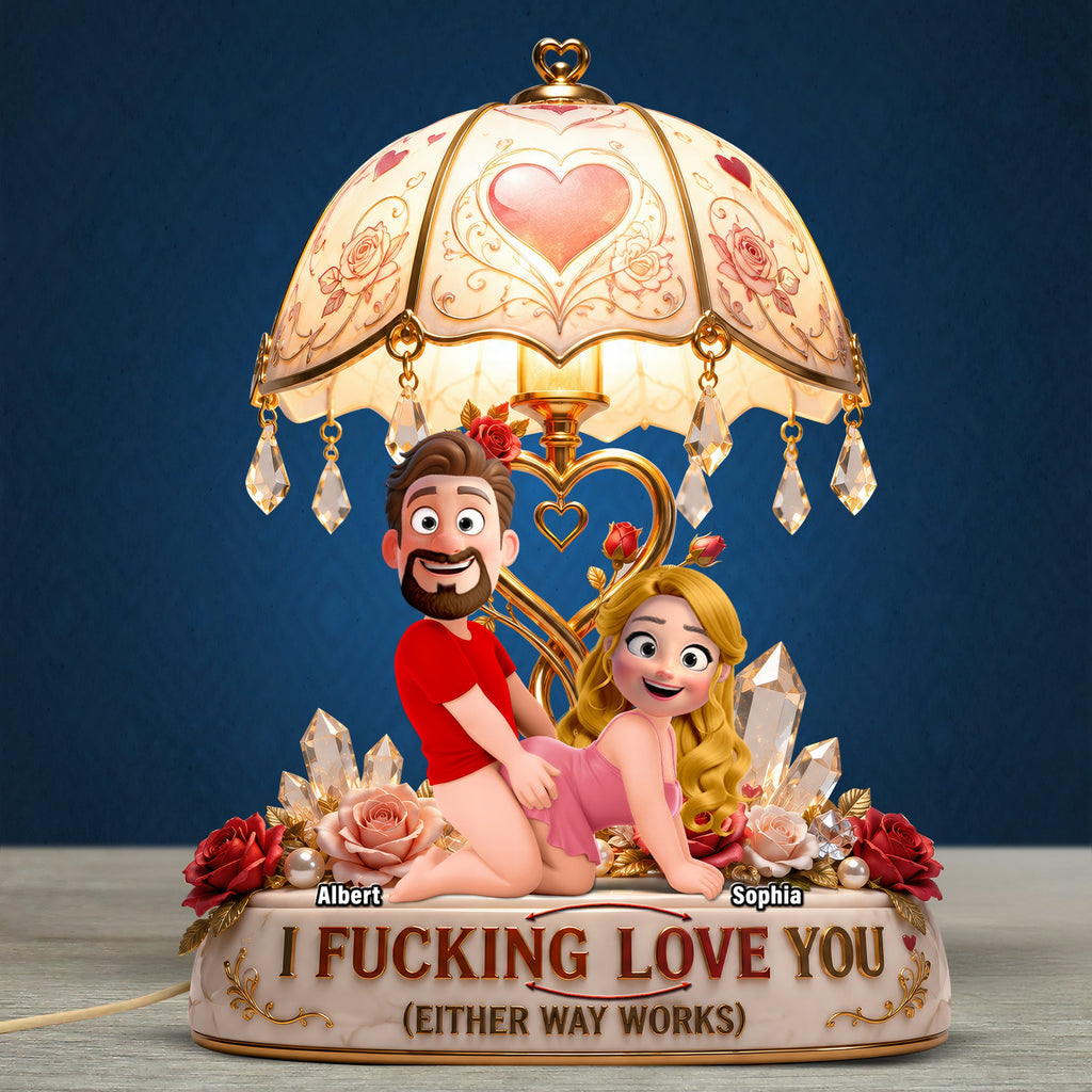 Funny Couple Acrylic Light Box Personalized Gifts For Couple 01NAQN020626
