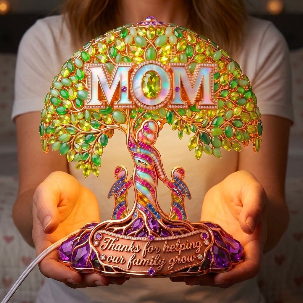 Mom Tree Of Life Light Box - Personalized Gift For Moms 03HUQN170426