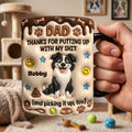 Dog Dad Magic Ceramic Coffee Mug - Personalized Gifts For Dad 021TYDH210526